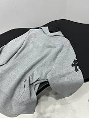 Chrome Hearts Paper Jam Cross Hoodie Gray - 6