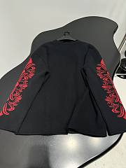 Chrome Hearts Cashmere Cross Patch Sweater Black/ Red - 3