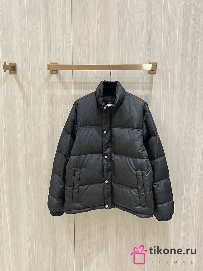 Chrome Hearts Monogram Puffer Jacket Black - 1