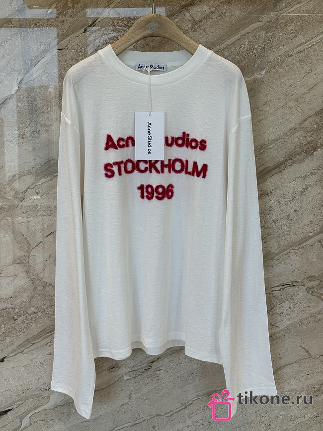 Acne Studios Logo T-Shirt Year of the Horse White - 1