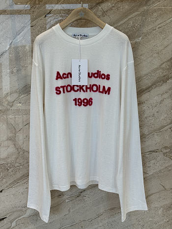 Acne Studios Logo T-Shirt Year of the Horse White