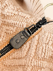 LV Monogram Toweling Zip-Up Hoodie Camel 1AIVSH  - 5