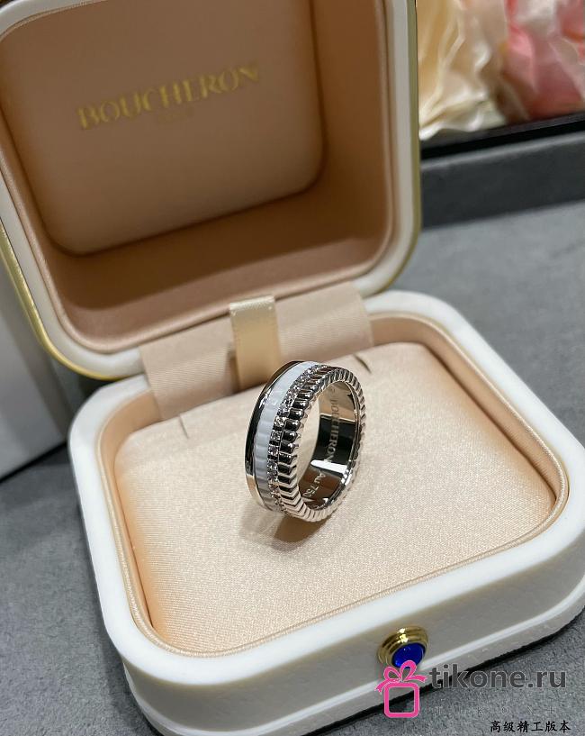 Boucheron Quatre Double White Edition Small Ring JRG03277 - 1
