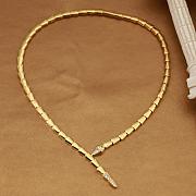 Serpenti Viper Necklace Yellow Gold with Diamonds 359145 - 2