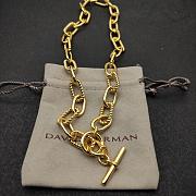 David Yuman Dy Madison Toggle Chain Necklace 18K Yellow Gold 8.5mm #N18366 88 - 3
