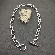 David Yurman Dy Madison Toggle Chain Necklace 18K Sterling Silver 8.5mm #N18366 SS - 3