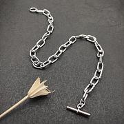 David Yurman Dy Madison Toggle Chain Necklace 18K Sterling Silver 8.5mm #N18366 SS - 5