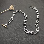 David Yuman Dy Madison Toggle Chain Necklace 18K Sterling Silver with 18K Yellow Gold 8.5mm #N18366 S8 - 3