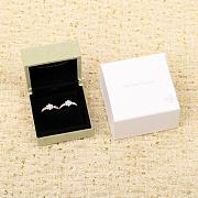 VCA Fleurette Ring 18K White/ Rose Gold Diamond - 2