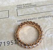 Clash De Cartier Ring Small Paved Rose Gold  - 2