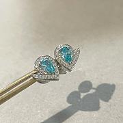 Chaumet Josephine Aigrette Earrings White Gold Aquamarines Diamonds - 4