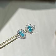 Chaumet Josephine Aigrette Earrings White Gold Aquamarines Diamonds - 3