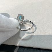 Chaumet Josephine Aigrette Ring White Gold Aquamarines Diamonds - 2