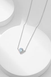 Chaumet Josephine Aigrette Pendant White Gold Aquamarines Diamonds - 2