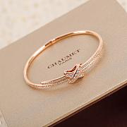 Chaumet Jeux De Liens Bracelet White/ Rose Gold Diamonds - 4