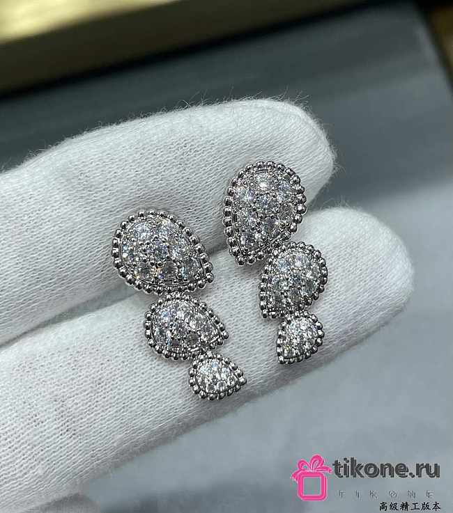 Boucheron Serpent Bohème Stud Earrings 3 Motifs Yellow/ White Gold  - 1