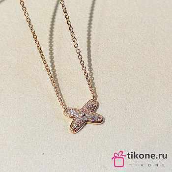 Chaumet Jeux De Liens Necklace White/ Rose Gold Diamonds