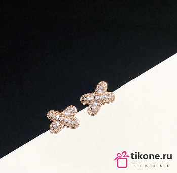 Chaumet Jeux De Liens Earring White/ Rose Gold Diamonds