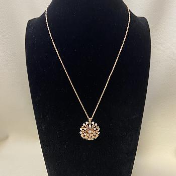Bee De Chaumet Pendant Rose Gold Diamonds 085404