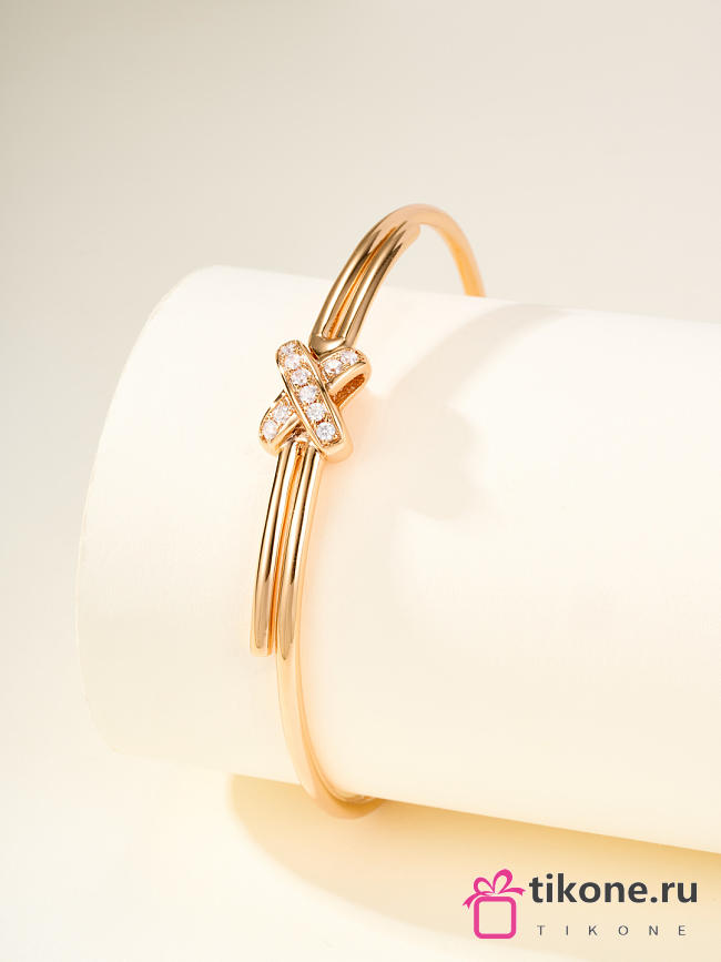 Chaumet Jeux De Liens Bracelet Rose Gold Diamonds 081776 - 1