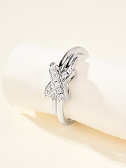 Chaumet Jeux De Liens Ring White Gold Diamonds 081240 - 1