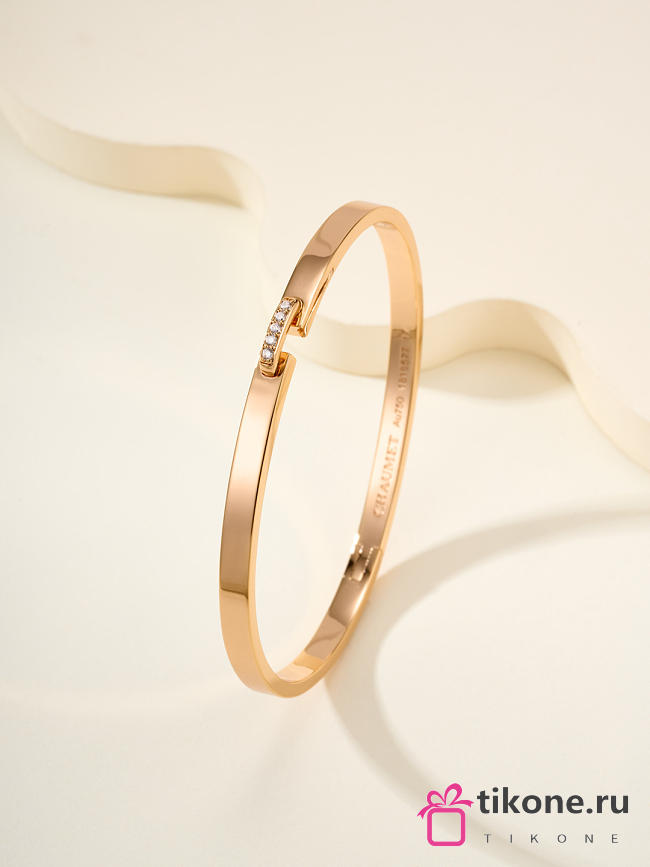 Chaumet Liens Evidence Bracelet Rose Gold Diamonds 083355 - 1