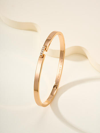 Chaumet Liens Evidence Bracelet Rose Gold Diamonds 083355