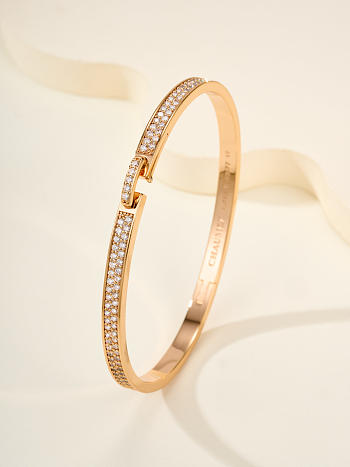 Chaumet Liens Evidence Bracelet Rose Gold Diamonds 083555