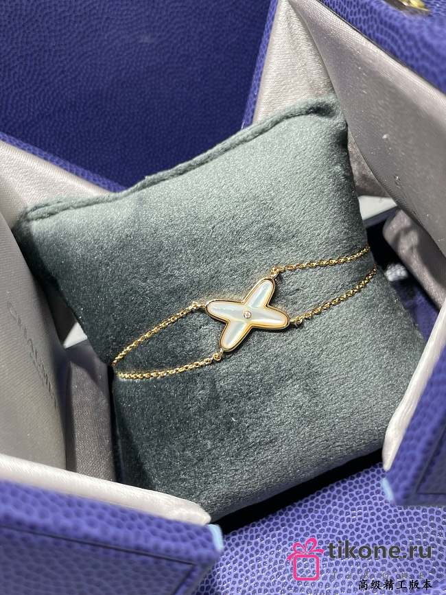 Chaumet Jeux De Liens Bracelet Rose Gold Mother-Of-Pearl Diamond 082933 - 1