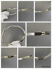 Graff Spiral Pave Diamond Bangle White Gold RGB351S - 6