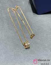 Bee de Chaumet Medium Pendant Rose Gold/ Yellow Gold/ Silver Diamonds 085462 - 1