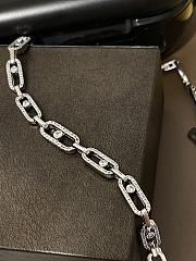 Messika Move Link Pave Necklace White Gold Diamond Necklace 14042 - 3