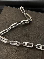 Messika Move Link Pave Necklace White Gold Diamond Necklace 14042 - 2