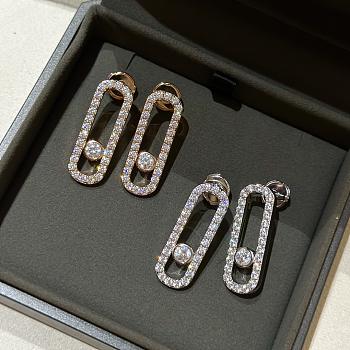 Messika Move Uno Pave-set Earrings Diamond