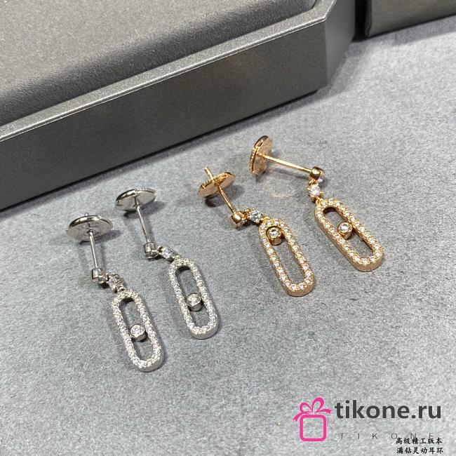 Messika Move Uno Stud Earrings Diamond - 1