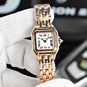 Panthere de Cartier Watch Rose Gold Mini Model 19x25mm - 1
