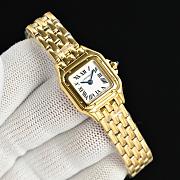 Panthere de Cartier Watch Yellow Gold Mini Model 19x25mm - 3