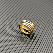 David Yurman Pave Crossover Five Row Ring 18k Yellow Gold With Diamonds 17.7mm - 3