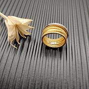 David Yurman Crossover Ring 18k Yellow Gold With Diamonds 12mm - 3