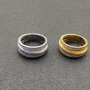 David Yurman Pave Crossover Ring 18k Yellow Gold With Diamonds 11mm - 2