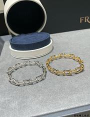 Fred Force 10 Multiple Bracelet Medium Model Yellow/ White Gold and Diamonds - 1