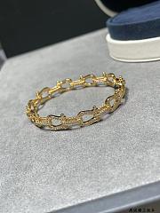 Fred Force 10 Multiple Bracelet Medium Model Yellow/ White Gold and Diamonds - 3