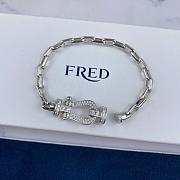 Fred Force 10 Bracelet 18k Yellow/ White Gold Diamonds Medium Model - 3