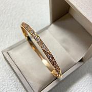 Laurence Graff Signature Pave Diamond Bangle Rose Gold RGB603 - 1