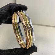 Laurence Graff Signature Faceted Pave Diamond Bangle Yellow Gold RGB696 - 5