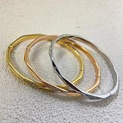 Laurence Graff Signature Faceted Pave Diamond Bangle Yellow Gold RGB696 - 2