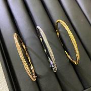 Graff Spiral Pave Diamond Bangle Yellow Gold RGB448S - 5