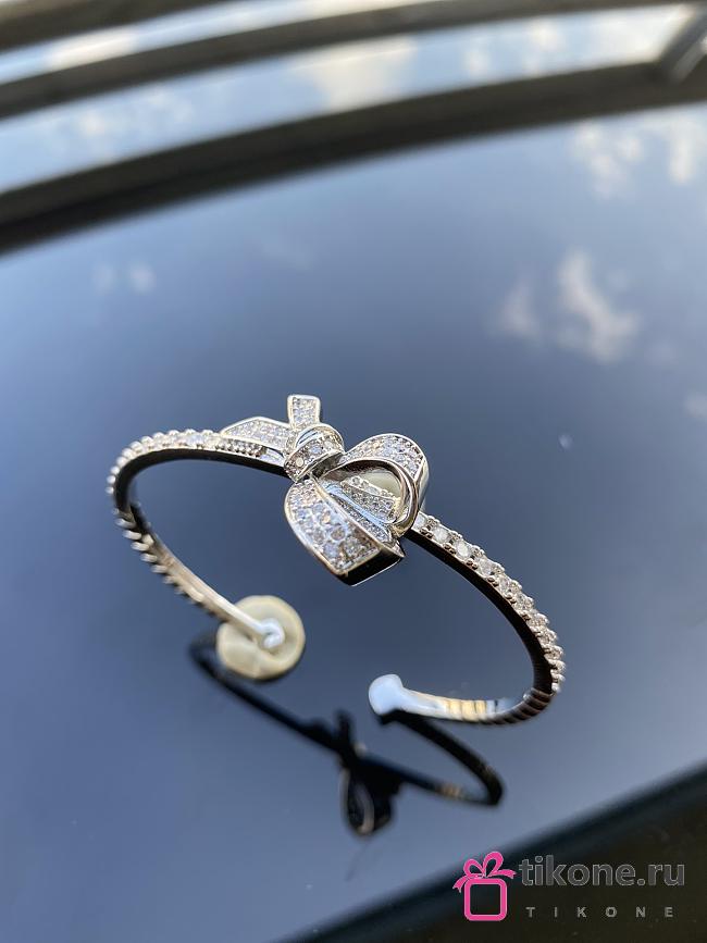 Graff Tilda’s Bow Diamond Bangle White Gold - 1