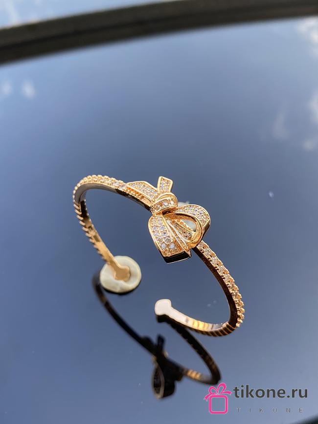 Graff Tilda’s Bow Diamond Bangle Rose Gold - 1