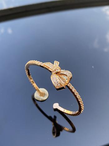 Graff Tilda’s Bow Diamond Bangle Rose Gold